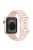 For Apple Watch Series 10 46mm / Ultra 2 Ultra 49mm /  Series 9 8 7 45mm / 6 5 4 SE (2023) SE (2022) SE 44mm / 3 2 1 42mm Watch Strap Dual Color Silicone Watch Band - Pink / White