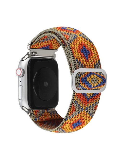 For Apple Watch Series 10 46mm / Ultra 2 Ultra 49mm /  Series 9 8 7 45mm / 6 5 4 SE (2023) SE (2022) SE 44mm / 3 2 1 42mm Watch Strap Elastic Nylon Band - Style A