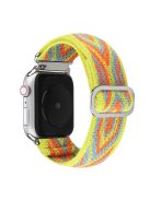 For Apple Watch Series 10 46mm / Ultra 2 Ultra 49mm /  Series 9 8 7 45mm / 6 5 4 SE (2023) SE (2022) SE 44mm / 3 2 1 42mm Watch Strap Elastic Nylon Band - Style B