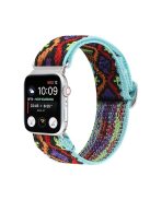 For Apple Watch Series 10 46mm / Ultra 2 Ultra 49mm /  Series 9 8 7 45mm / 6 5 4 SE (2023) SE (2022) SE 44mm / 3 2 1 42mm Watch Strap Elastic Nylon Band - Style C