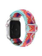 For Apple Watch Series 10 46mm / Ultra 2 Ultra 49mm /  Series 9 8 7 45mm / 6 5 4 SE (2023) SE (2022) SE 44mm / 3 2 1 42mm Watch Strap Elastic Nylon Band - Style D