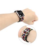 For Apple Watch Series 10 46mm / Ultra 2 Ultra 49mm /  Series 9 8 7 45mm / 6 5 4 SE (2023) SE (2022) SE 44mm / 3 2 1 42mm Watch Strap Elastic Nylon Band - Style E