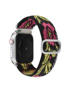 For Apple Watch Series 10 46mm / Ultra 2 Ultra 49mm /  Series 9 8 7 45mm / 6 5 4 SE (2023) SE (2022) SE 44mm / 3 2 1 42mm Watch Strap Elastic Nylon Band - Style F