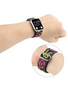 For Apple Watch Series 10 46mm / Ultra 2 Ultra 49mm /  Series 9 8 7 45mm / 6 5 4 SE (2023) SE (2022) SE 44mm / 3 2 1 42mm Watch Strap Elastic Nylon Band - Style F