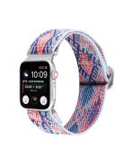 For Apple Watch Series 10 46mm / Ultra 2 Ultra 49mm /  Series 9 8 7 45mm / 6 5 4 SE (2023) SE (2022) SE 44mm / 3 2 1 42mm Watch Strap Elastic Nylon Band - Style G