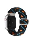 For Apple Watch Series 10 46mm / Ultra 2 Ultra 49mm /  Series 9 8 7 45mm / 6 5 4 SE (2023) SE (2022) SE 44mm / 3 2 1 42mm Watch Strap Elastic Nylon Band - Style H