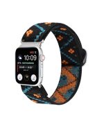 For Apple Watch Series 10 46mm / Ultra 2 Ultra 49mm /  Series 9 8 7 45mm / 6 5 4 SE (2023) SE (2022) SE 44mm / 3 2 1 42mm Watch Strap Elastic Nylon Band - Style H