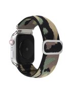 For Apple Watch Series 10 46mm / Ultra 2 Ultra 49mm /  Series 9 8 7 45mm / 6 5 4 SE (2023) SE (2022) SE 44mm / 3 2 1 42mm Watch Strap Elastic Nylon Band - Style I