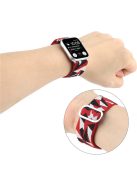 For Apple Watch Series 10 46mm / Ultra 2 Ultra 49mm /  Series 9 8 7 45mm / 6 5 4 SE (2023) SE (2022) SE 44mm / 3 2 1 42mm Watch Strap Elastic Nylon Band - Style J