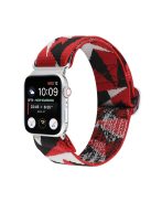 For Apple Watch Series 10 46mm / Ultra 2 Ultra 49mm /  Series 9 8 7 45mm / 6 5 4 SE (2023) SE (2022) SE 44mm / 3 2 1 42mm Watch Strap Elastic Nylon Band - Style J