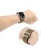 For Apple Watch Series 10 46mm / Ultra 2 Ultra 49mm /  Series 9 8 7 45mm / 6 5 4 SE (2023) SE (2022) SE 44mm / 3 2 1 42mm Watch Strap Elastic Nylon Band - Style K