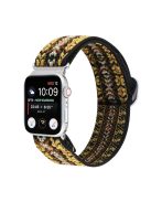 For Apple Watch Series 10 46mm / Ultra 2 Ultra 49mm /  Series 9 8 7 45mm / 6 5 4 SE (2023) SE (2022) SE 44mm / 3 2 1 42mm Watch Strap Elastic Nylon Band - Style K