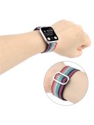 For Apple Watch Series 10 46mm / Ultra 2 Ultra 49mm /  Series 9 8 7 45mm / 6 5 4 SE (2023) SE (2022) SE 44mm / 3 2 1 42mm Watch Strap Elastic Nylon Band - Style L