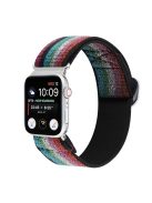 For Apple Watch Series 10 46mm / Ultra 2 Ultra 49mm /  Series 9 8 7 45mm / 6 5 4 SE (2023) SE (2022) SE 44mm / 3 2 1 42mm Watch Strap Elastic Nylon Band - Style L