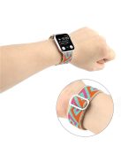 For Apple Watch Series 10 46mm / Ultra 2 Ultra 49mm /  Series 9 8 7 45mm / 6 5 4 SE (2023) SE (2022) SE 44mm / 3 2 1 42mm Watch Strap Elastic Nylon Band - Style N