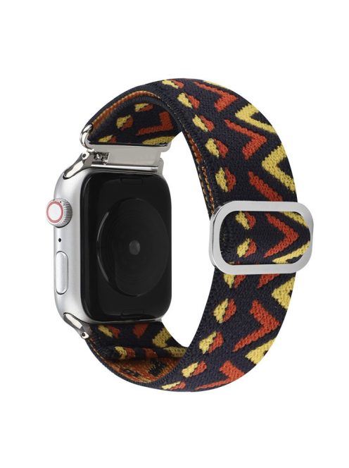 For Apple Watch Series 10 46mm / Ultra 2 Ultra 49mm /  Series 9 8 7 45mm / 6 5 4 SE (2023) SE (2022) SE 44mm / 3 2 1 42mm Watch Strap Elastic Nylon Band - Style O