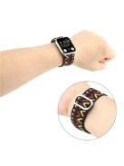 For Apple Watch Series 10 46mm / Ultra 2 Ultra 49mm /  Series 9 8 7 45mm / 6 5 4 SE (2023) SE (2022) SE 44mm / 3 2 1 42mm Watch Strap Elastic Nylon Band - Style O