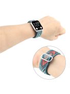 For Apple Watch Series 10 46mm / Ultra 2 Ultra 49mm /  Series 9 8 7 45mm / 6 5 4 SE (2023) SE (2022) SE 44mm / 3 2 1 42mm Watch Strap Elastic Nylon Band - Style Q