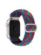 For Apple Watch Series 10 46mm / Ultra 2 Ultra 49mm /  Series 9 8 7 45mm / 6 5 4 SE (2023) SE (2022) SE 44mm / 3 2 1 42mm Watch Strap Elastic Nylon Band - Style R