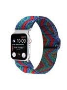 For Apple Watch Series 10 46mm / Ultra 2 Ultra 49mm /  Series 9 8 7 45mm / 6 5 4 SE (2023) SE (2022) SE 44mm / 3 2 1 42mm Watch Strap Elastic Nylon Band - Style R