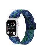 For Apple Watch Series 10 46mm / Ultra 2 Ultra 49mm /  Series 9 8 7 45mm / 6 5 4 SE (2023) SE (2022) SE 44mm / 3 2 1 42mm Watch Strap Elastic Nylon Band - Style S