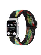 For Apple Watch Series 10 46mm / Ultra 2 Ultra 49mm /  Series 9 8 7 45mm / 6 5 4 SE (2023) SE (2022) SE 44mm / 3 2 1 42mm Watch Strap Elastic Nylon Band - Style T