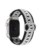 For Apple Watch Series 10 46mm / Ultra 2 Ultra 49mm /  Series 9 8 7 45mm / 6 5 4 SE (2023) SE (2022) SE 44mm / 3 2 1 42mm Watch Strap Elastic Nylon Band - Style U