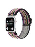 For Apple Watch Series 10 46mm / Ultra 2 Ultra 49mm /  Series 9 8 7 45mm / 6 5 4 SE (2023) SE (2022) SE 44mm / 3 2 1 42mm Watch Strap Elastic Nylon Band - Style V