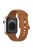 For Apple Watch Series 10 46mm / Ultra 2 Ultra 49mm /  Series 9 8 7 45mm / 6 5 4 SE (2023) SE (2022) SE 44mm / 3 2 1 42mm Watch Strap Silicone Band - Coffee