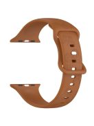 For Apple Watch Series 10 46mm / Ultra 2 Ultra 49mm /  Series 9 8 7 45mm / 6 5 4 SE (2023) SE (2022) SE 44mm / 3 2 1 42mm Watch Strap Silicone Band - Coffee