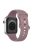 For Apple Watch Series 10 46mm / Ultra 2 Ultra 49mm /  Series 9 8 7 45mm / 6 5 4 SE (2023) SE (2022) SE 44mm / 3 2 1 42mm Watch Strap Silicone Band - Smoke Purple