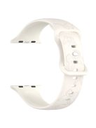 For Apple Watch Series 10 46mm / Ultra 2 Ultra 49mm /  Series 9 8 7 45mm / 6 5 4 SE (2023) SE (2022) SE 44mm / 3 2 1 42mm Watch Strap Silicone Band - Starlight