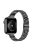 For Apple Watch Series 10 46mm / Ultra 2 Ultra 49mm /  Series 9 8 7 45mm / 6 5 4 SE (2023) SE (2022) SE 44mm / 3 2 1 42mm Watch Strap Stainless Steel Quick Release Watchband - Black