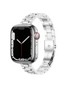 For Apple Watch Series 10 46mm / Ultra 2 Ultra 49mm /  Series 9 8 7 45mm / 6 5 4 SE (2023) SE (2022) SE 44mm / 3 2 1 42mm Watch Strap Stainless Steel Watch Band Quick Release Watchband - Silver