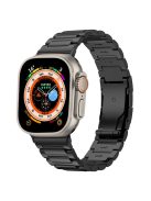 For Apple Watch Series 10 46mm / Ultra 2 Ultra 49mm /  Series 9 8 7 45mm / 6 5 4 SE (2023) SE (2022) SE 44mm / 3 2 1 42mm Watch Strap Titanium Alloy Band - Black