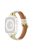 For Apple Watch Series 10 46mm / Ultra 2 Ultra 49mm /  Series 9 8 7 45mm / 6 5 4 SE (2023) SE (2022) SE 44mm / 3 2 1 42mm Watch Straps - White / Gold Buckle