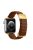 For Apple Watch Series 10 46mm / Ultra 2 Ultra 49mm /  Series 9 8 7 45mm / 6 5 4 SE (2023) SE (2022) SE 44mm / 3 2 1 42mm Watchband Genuine Cow Leather Magnetic Strap - Brown