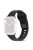 For Apple Watch Series 10 46mm / Ultra 2 Ultra 49mm /  Series 9 8 7 45mm / 6 5 4 SE (2023) SE (2022) SE 44mm / 3 2 1 42mm Watchband Silicone Watch Strap with Square Buckle - Black