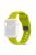 For Apple Watch Series 10 46mm / Ultra 2 Ultra 49mm /  Series 9 8 7 45mm / 6 5 4 SE (2023) SE (2022) SE 44mm / 3 2 1 42mm Watchband Silicone Watch Strap with Square Buckle - Fluorescent Green