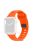 For Apple Watch Series 10 46mm / Ultra 2 Ultra 49mm /  Series 9 8 7 45mm / 6 5 4 SE (2023) SE (2022) SE 44mm / 3 2 1 42mm Watchband Silicone Watch Strap with Square Buckle - Orange