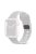 For Apple Watch Series 10 46mm / Ultra 2 Ultra 49mm /  Series 9 8 7 45mm / 6 5 4 SE (2023) SE (2022) SE 44mm / 3 2 1 42mm Watchband Silicone Watch Strap with Square Buckle - White