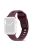 For Apple Watch Series 10 46mm / Ultra 2 Ultra 49mm /  Series 9 8 7 45mm / 6 5 4 SE (2023) SE (2022) SE 44mm / 3 2 1 42mm Watchband Silicone Watch Strap with Square Buckle - Wine Red