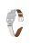 For Apple Watch Series 10 46mm / Ultra 2 Ultra 49mm /  Series 9 8 7 45mm / 6 5 4 SE (2023) SE (2022) SE 44mm / 3 2 1 42mm Watchband with Silver Buckle - Apricot