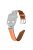 For Apple Watch Series 10 46mm / Ultra 2 Ultra 49mm /  Series 9 8 7 45mm / 6 5 4 SE (2023) SE (2022) SE 44mm / 3 2 1 42mm Watchband with Silver Buckle - Orange