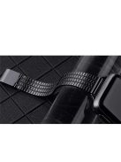 For Apple Watch Series 10 46mm / Ultra 2 Ultra 49mm / 9 8 7 45mm / SE (2023) SE (2022) SE 6 5 4 44mm / 3 2 1 42mm / Series 8 45mm Dual-Layer Buckle Design Watch Band Stainless Steel Wrist Strap - Black