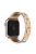 For Apple Watch Series 10 46mm / Ultra 2 Ultra 49mm / 9 8 7 45mm / SE (2023) SE (2022) SE 6 5 4 44mm / 3 2 1 42mm Chain Style Bracelet Stainless Steel Watchband Watch Strap - Black Spot