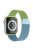 For Apple Watch Series 10 46mm / Ultra 2 Ultra 49mm / 9 8 7 45mm / SE (2023) SE (2022) SE 6 5 4 44mm / 3 2 1 42mm Milanese Mesh Magnetic Band Metal Gradient Strap - Gradient Green / Blue