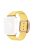 For Apple Watch Series 10 46mm / Ultra 2 Ultra 49mm / 9 8 7 45mm / SE (2023) SE (2022) SE 6 5 4 44mm / 3 2 1 42mm Modern Genuine Leather Watch Bracelet with Magnetic Buckle - Yellow