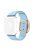 For Apple Watch Series 10 46mm / Ultra 2 Ultra 49mm / 9 8 7 45mm / SE (2023) SE (2022) SE 6 5 4 44mm / 3 2 1 42mm Modern Genuine Leather Watchband Strap with Magnetic Buckle - Blue