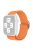 For Apple Watch Series 10 46mm / Ultra 2 Ultra 49mm / 9 8 7 45mm / SE (2023) SE (2022) SE 6 5 4 44mm / 3 2 1 42mm Nylon Braided Smart Watch Strap Replacement Wrist Band - Bright Orange